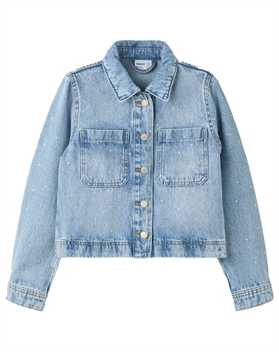 Name It - NKFLisa Denim Rhine Jakke - Light Blue Denim
